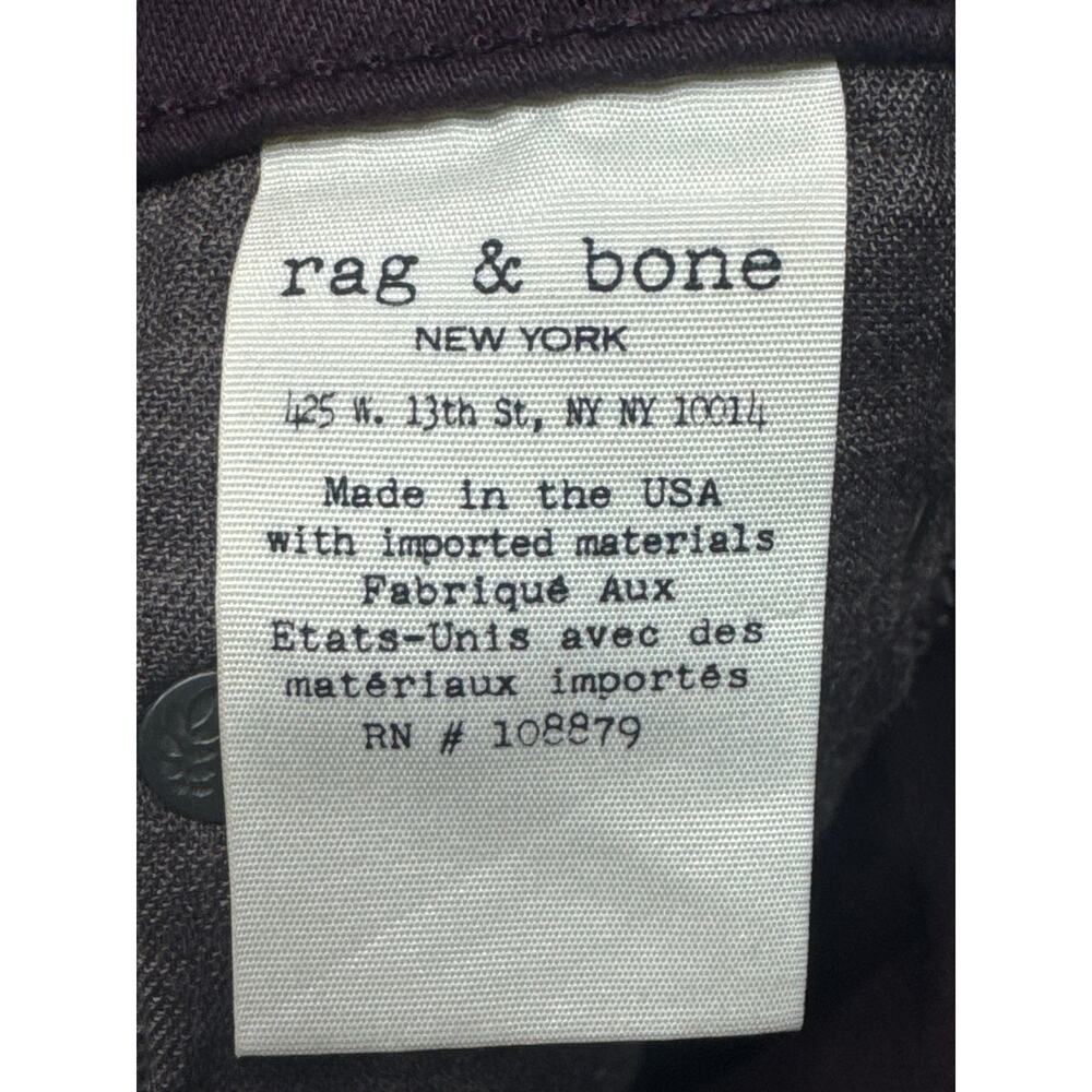 Rag & Bone Women's The Dre Boyfriend Plum Purple Jeans - Size 27 (30x31) - Picture 8 of 8